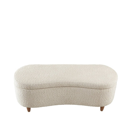 Banc d'appoint de rangement incurvé de style boucle INK IVY Bailey