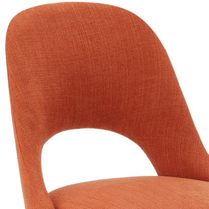 Chaises de salle à manger rembourrées INK IVY Nola avec dossier découpé (lot de 2)