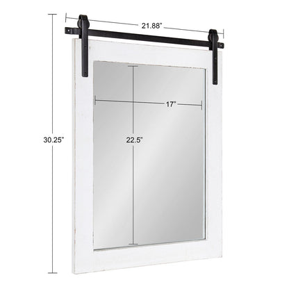 Miroir mural rectangulaire rustique Kate et Laurel Cates