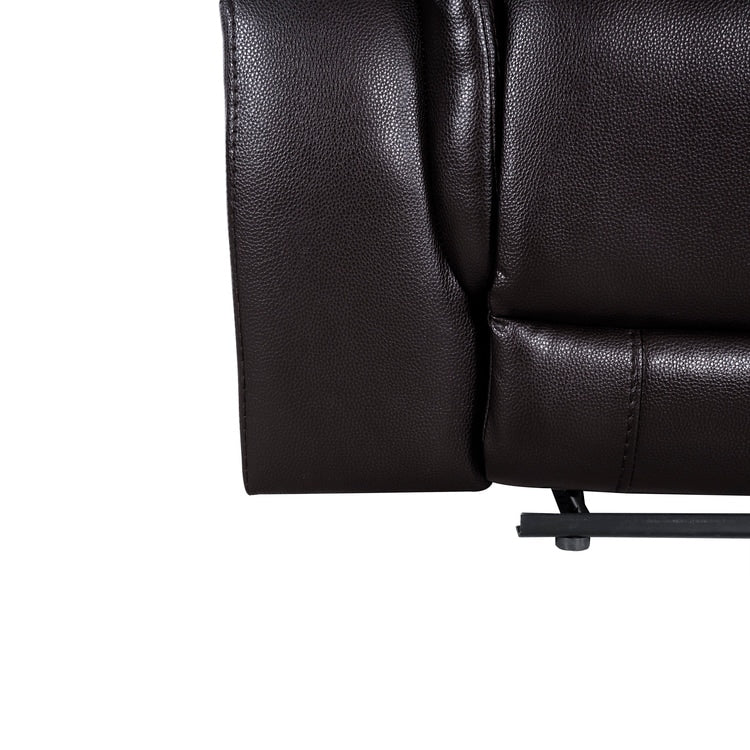 Collection de canapés inclinables manuels en cuir pour salon Meubles inclinables en cuir pour la maison, le bureau et le salon