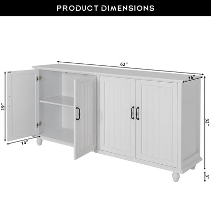 Buffet de cuisine, meuble de bar à café, meuble de rangement d'appoint