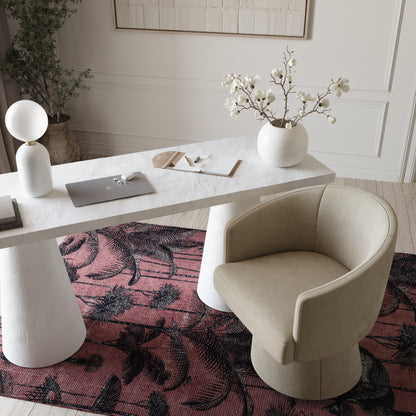 Chaise de bureau à roulettes Cosmos Taupe