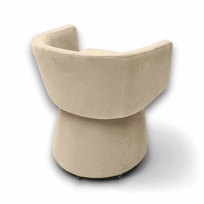 Chaise de bureau à roulettes Cosmos Taupe