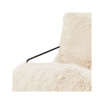 Chaise en peau de mouton Fable