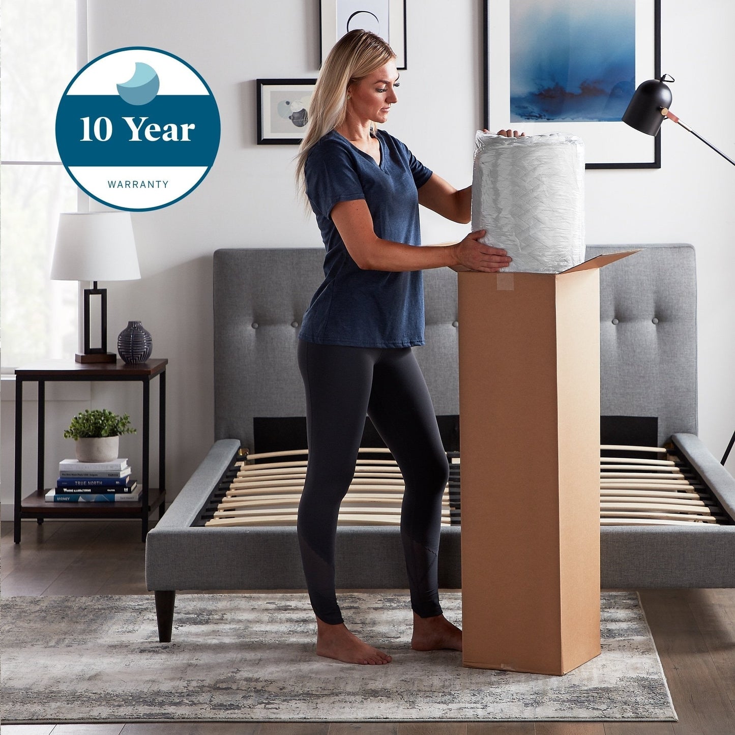 Matelas en mousse à mémoire de forme Lucid de 14 pouces