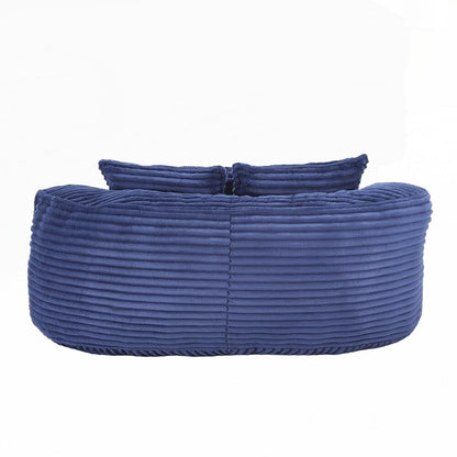 Canapé confortable et durable, fauteuil poire à dossier haut pour adultes et enfants - 2 places