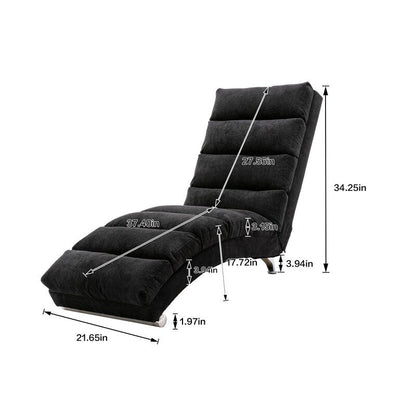 Fauteuil de massage inclinable en lin Intérieur avec télécommande, fauteuil de massage électrique ergonomique, 5 modes
