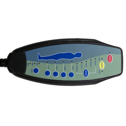 Fauteuil de massage inclinable en lin Intérieur avec télécommande, fauteuil de massage électrique ergonomique, 5 modes