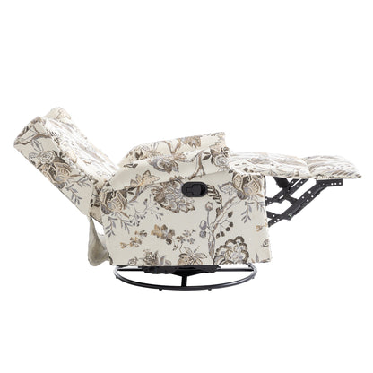 Ensemble de 2 fauteuils inclinables pivotants et coulissants de 29 po de largeur avec dossier à poussée manuelle