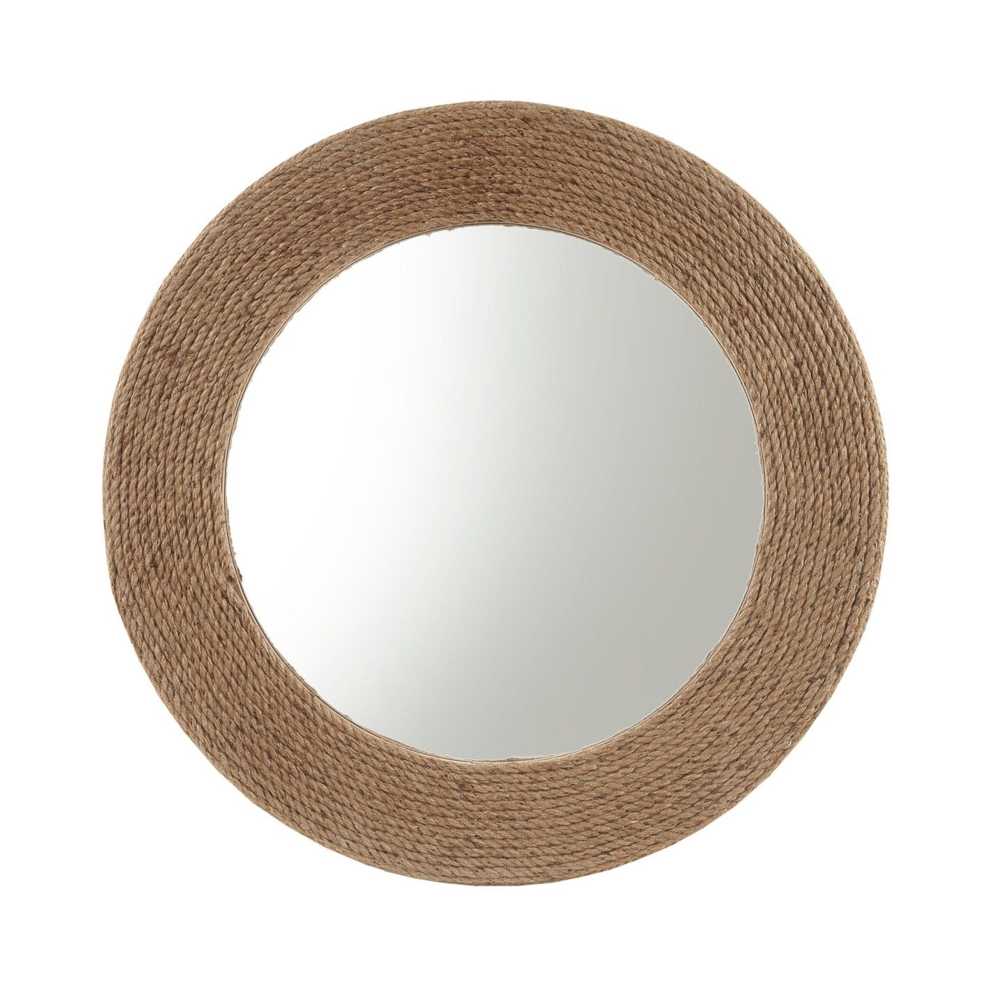 Miroir mural rond en corde de jute naturelle Madison Park Cove 26
