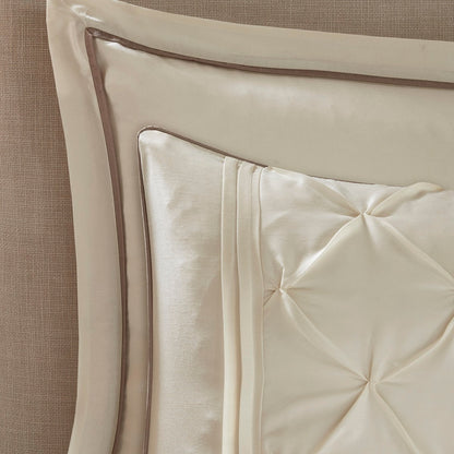 Madison Park Essentials Loretta 24 pièces dans un sac avec panneaux de fenêtre et ensemble de draps