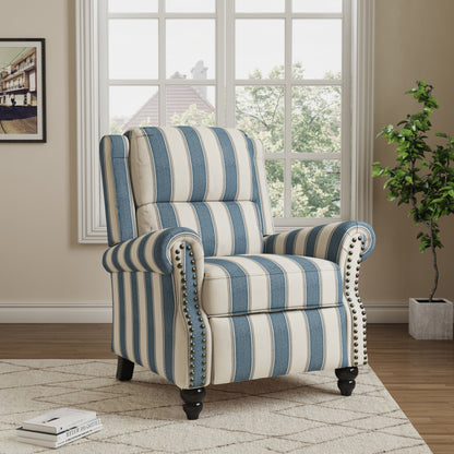 Fauteuils inclinables manuels avec garniture cloutée