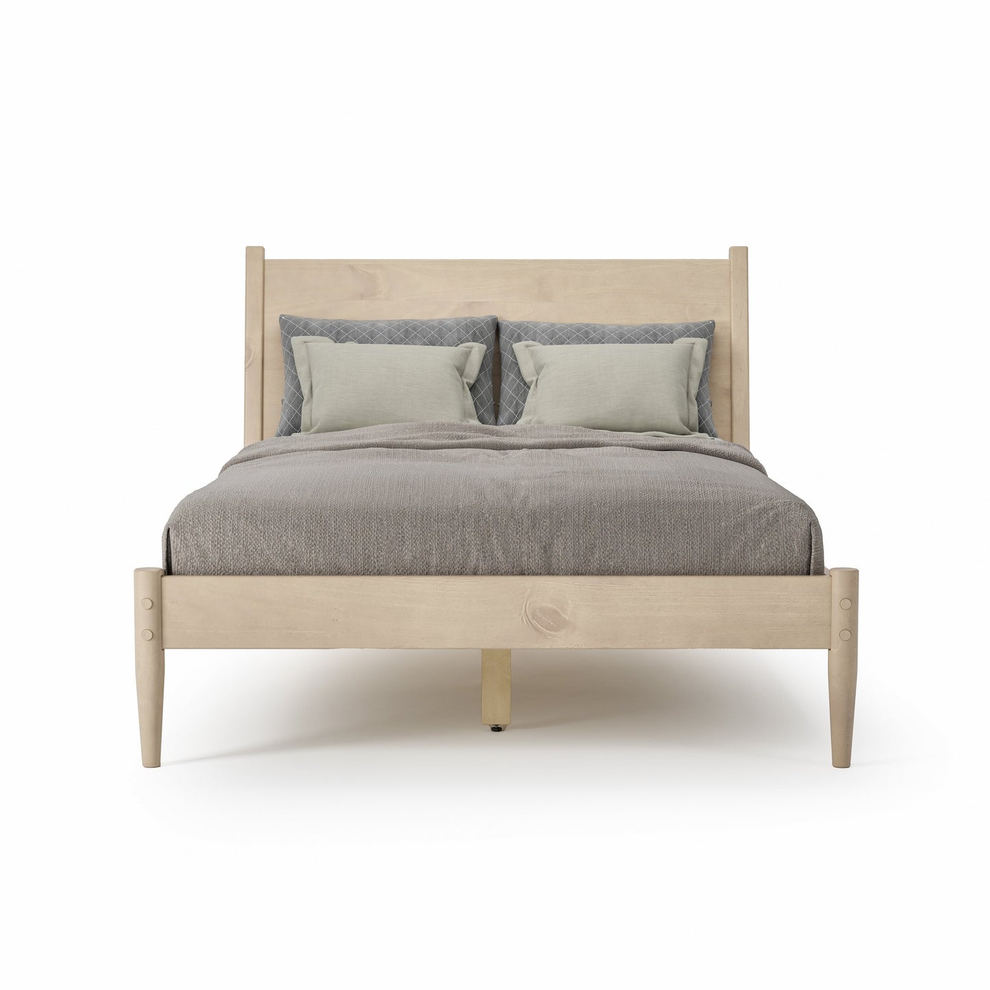 Lit à panneaux du milieu du siècle