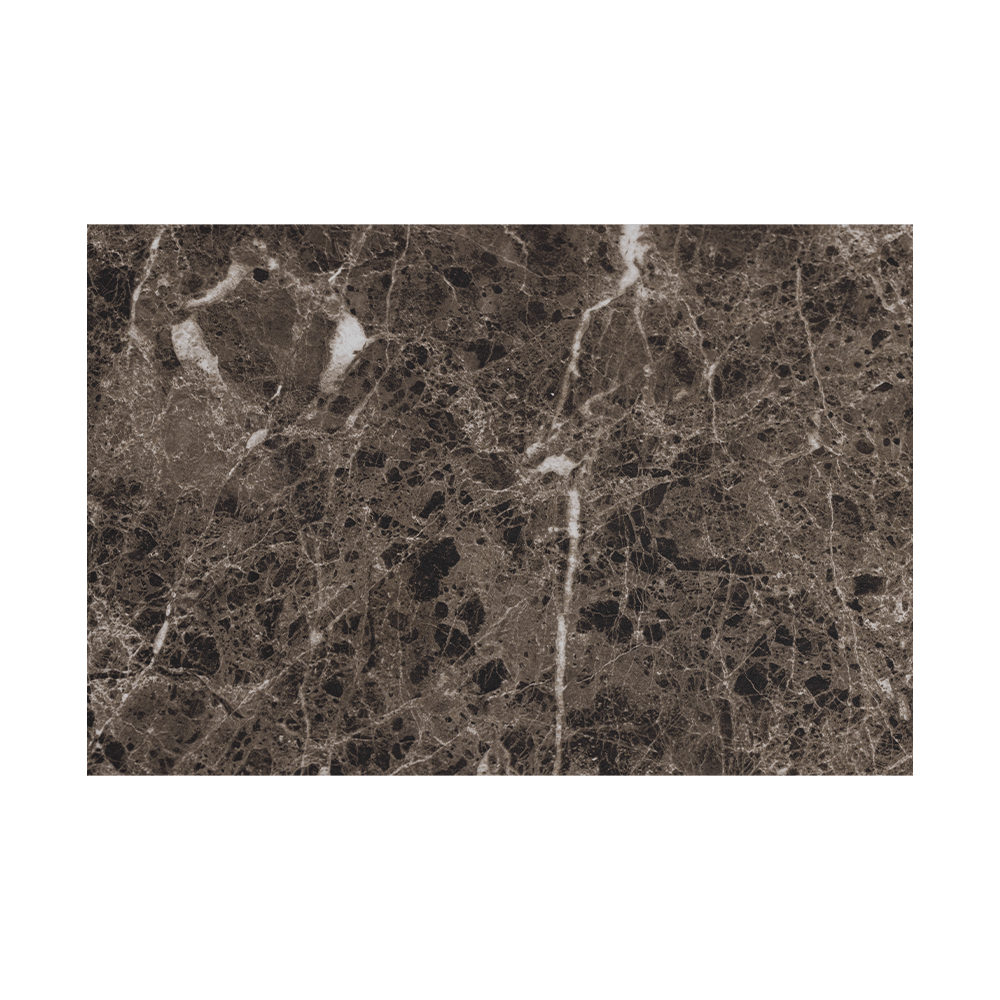 Table basse ronde Monaco en marbre marron