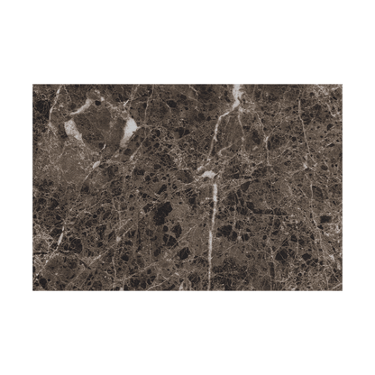 Table basse ronde Monaco en marbre marron