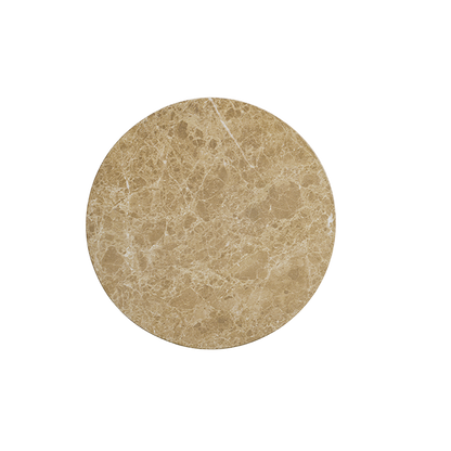 Table d'appoint ronde Monaco en marbre doré