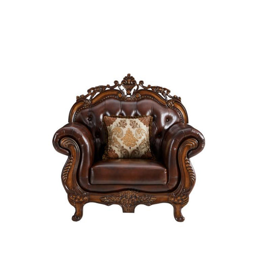 Chaise en cuir Monarch