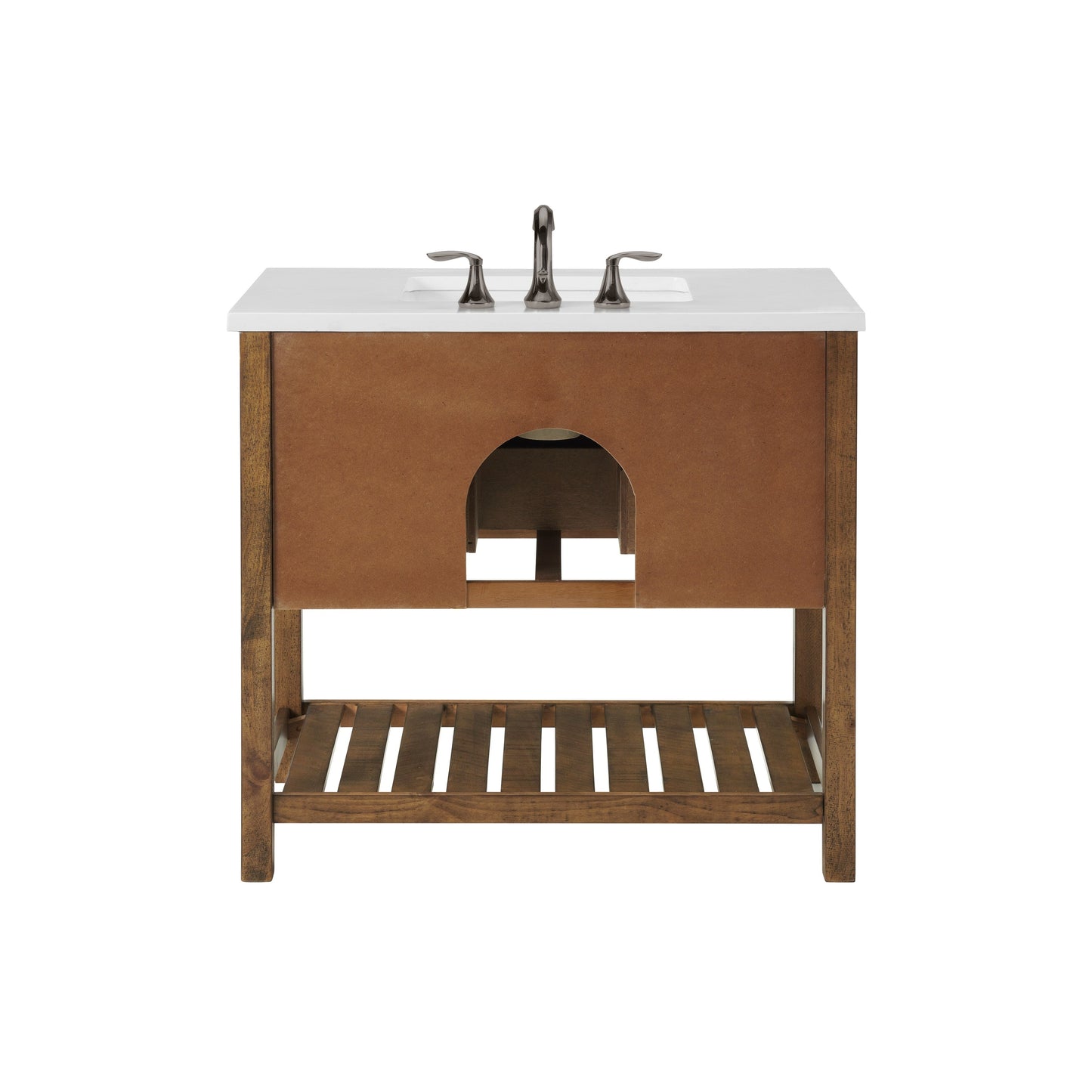 Meuble-lavabo simple de style ferme Monterey 37 avec dessus