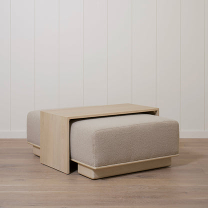 Noah Ottoman with Table