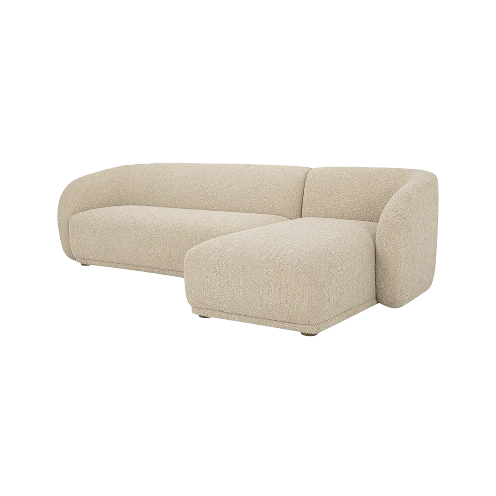 Canapé d'angle Nomad Beige Boucle