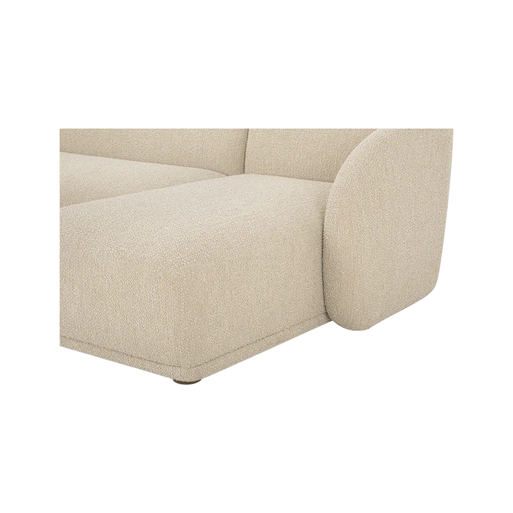 Canapé d'angle Nomad Beige Boucle