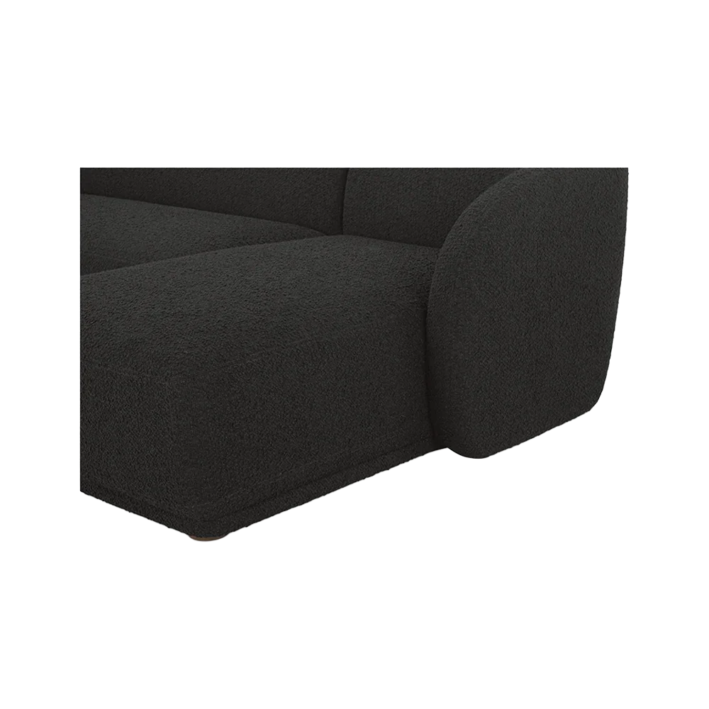 Canapé d'angle Nomad Black Boucle