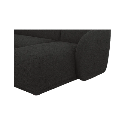 Canapé d'angle Nomad Black Boucle