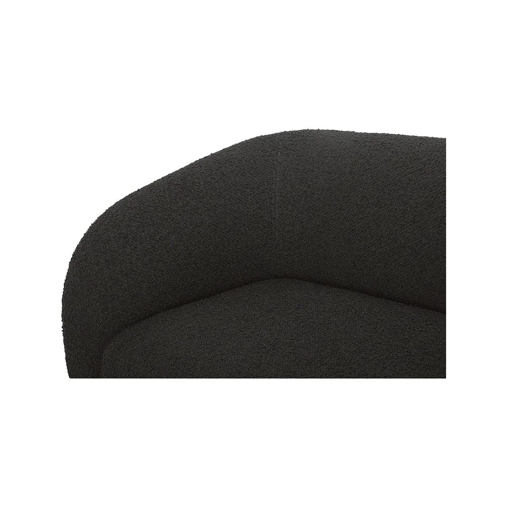 Canapé d'angle Nomad Black Boucle