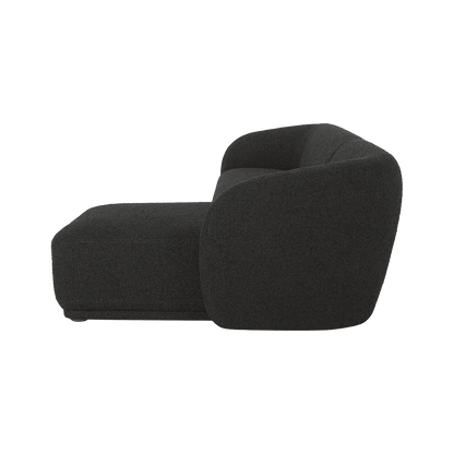 Canapé d'angle Nomad Black Boucle