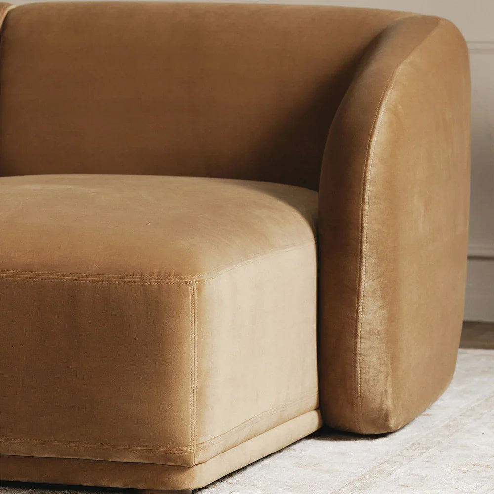 Canapé d'angle Nomad Tan Boucle