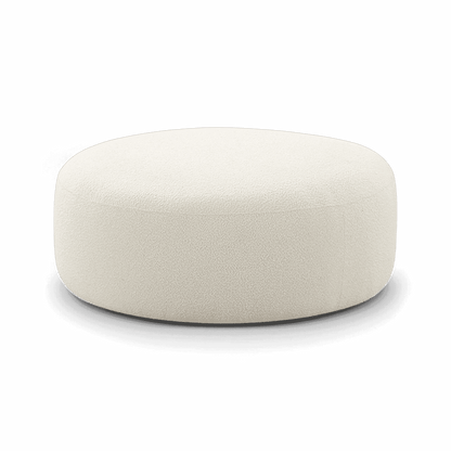 Pouf Boucle Crème Horizon