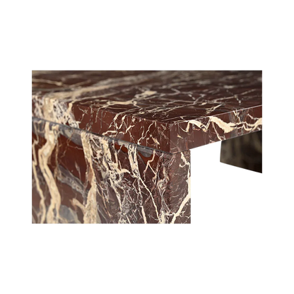 Table basse Obsidian Rouge