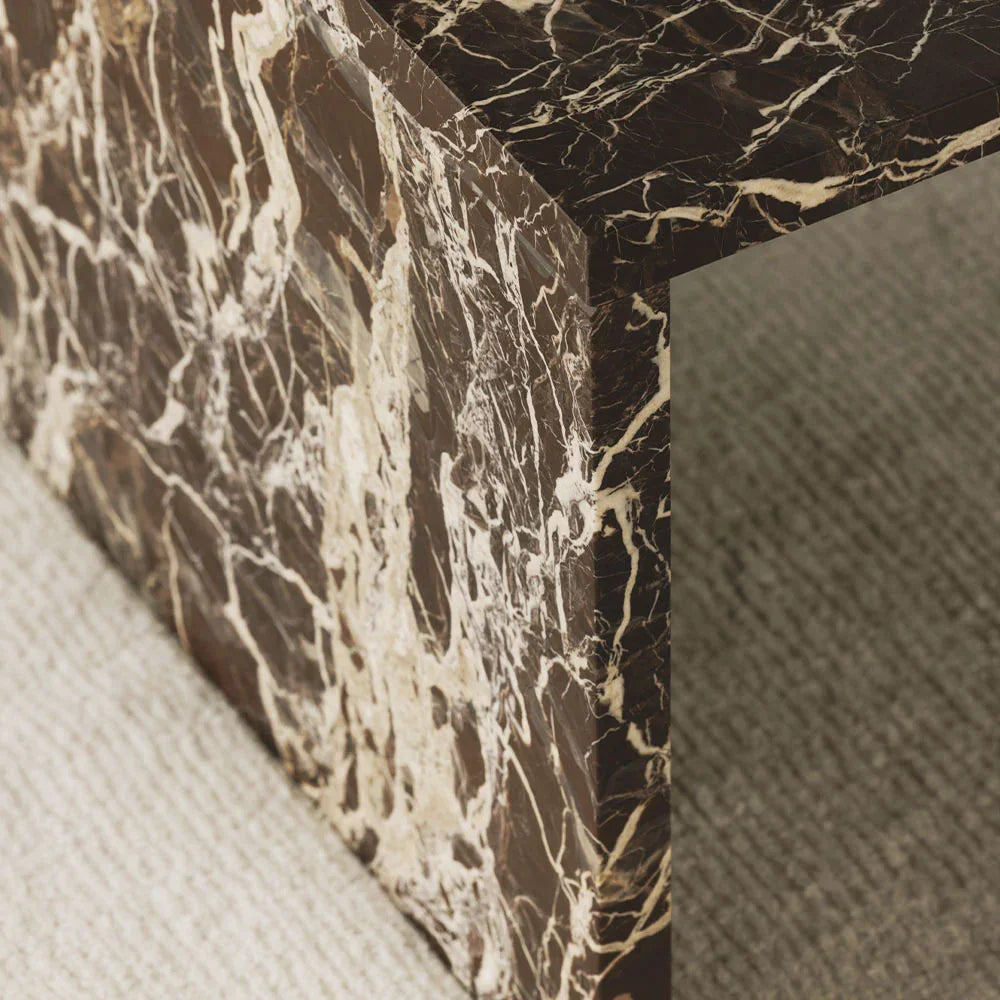 Table basse Obsidian Rouge