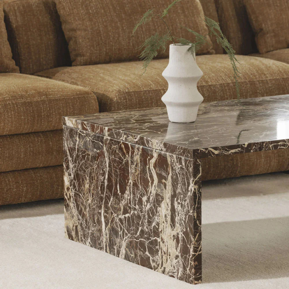 Table basse Obsidian Rouge