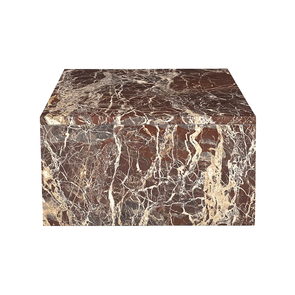 Table basse Obsidian Rouge