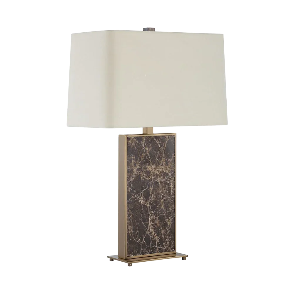 Lampe de table en obsidienne