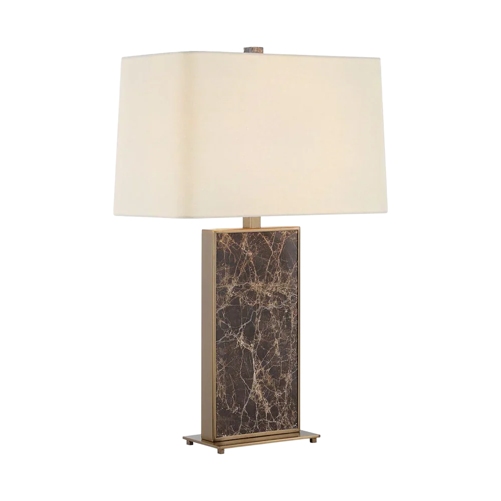 Lampe de table en obsidienne