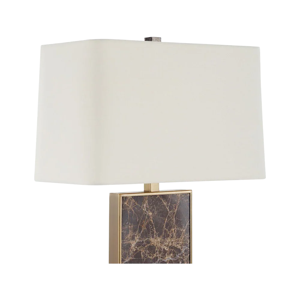 Lampe de table en obsidienne