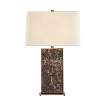 Lampe de table en obsidienne