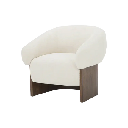 Fauteuil de salon Orlo crème