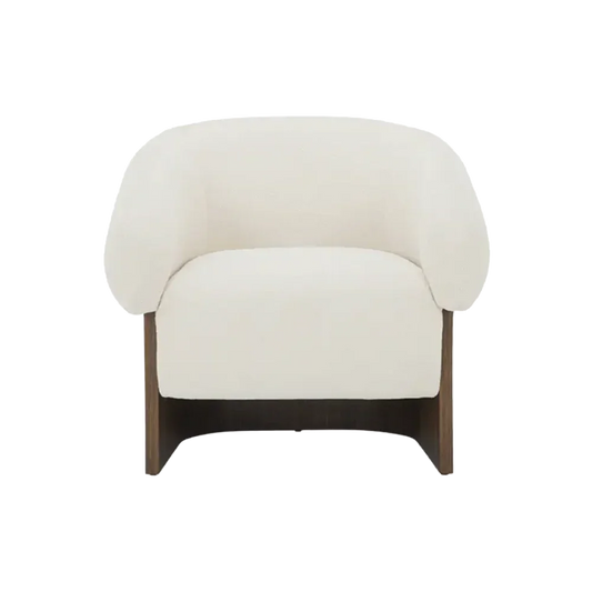 Fauteuil de salon Orlo crème