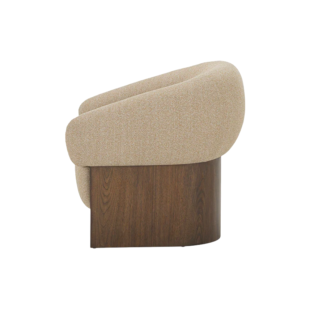 Fauteuil lounge Orlo Tan