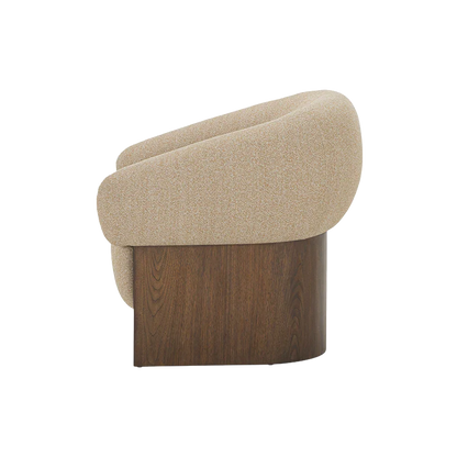 Fauteuil lounge Orlo Tan