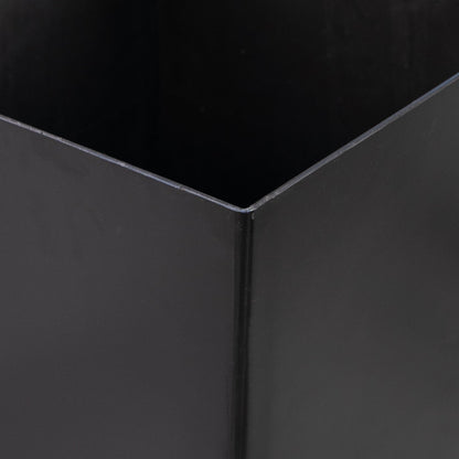 Lot de 3 grands pots de fleurs en plastique Outsunny 28 cm, pour l'intérieur et l'extérieur, pour l'entrée, la terrasse et la cour.