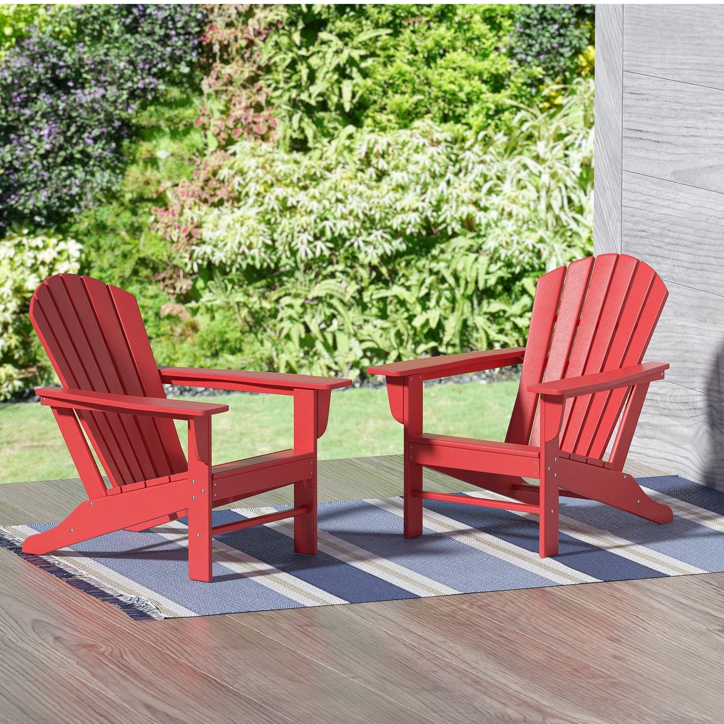 Chaises Adirondack Polytrends Altura Outdoor écologiques toutes saisons (lot de 2)