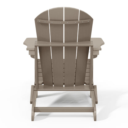 Chaises pliantes Adirondack Polytrends Laguna résistantes aux intempéries (lot de 2)