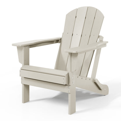 Chaises pliantes Adirondack Polytrends Laguna résistantes aux intempéries (lot de 2)