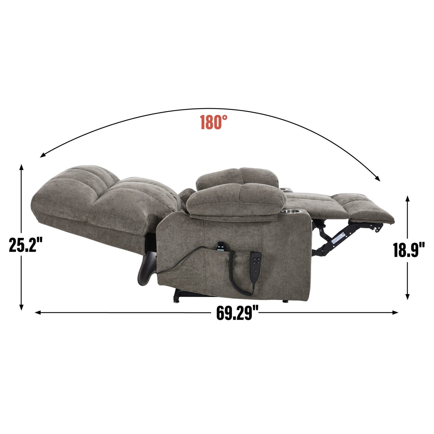 Fauteuil inclinable électrique