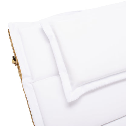 Ensemble de chaises longues d'extérieur Blaguna 3 pièces SAFAVIEH - 83 L x 20 P x 24 H