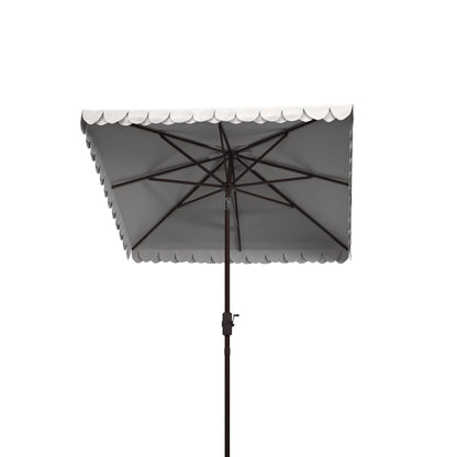 Parasol carré d'extérieur SAFAVIEH Naima Valance de 7,5 pieds